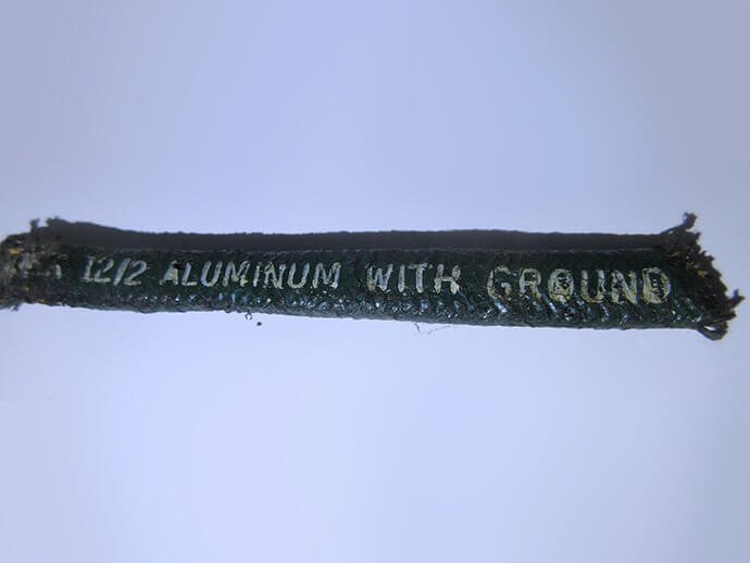 Cablâge en aluminium